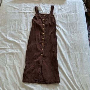 Paloma Wool Havana corduroy dress in  brown
